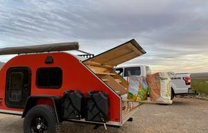 Relax with our Sunset Teardrop!