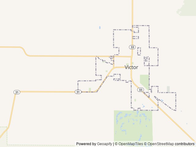 Map of Teton Valley Resort location at Victor, ID, United States