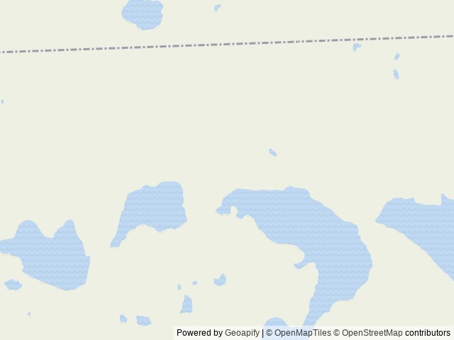 Map of Goulding Lake Cabin location at Sitka, AK, United States