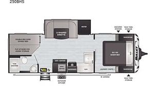 2021 Keystone RV Bullet 250BHS