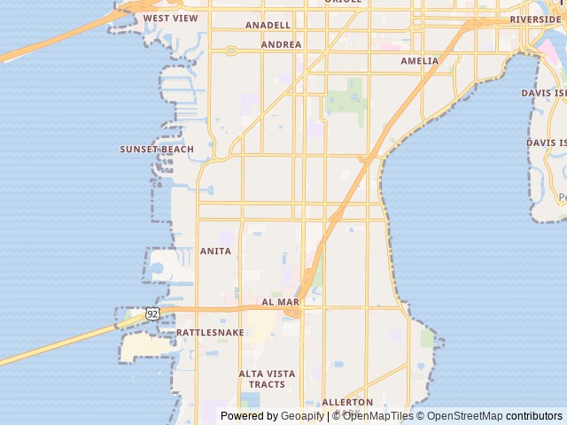 Map for **2024** Family Friendly Bunk House near Tampa, FL