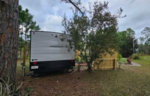 New 2025 RV Stationary. Rural area.