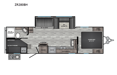 2021 CrossRoads RV Zinger Lite ZR280BH