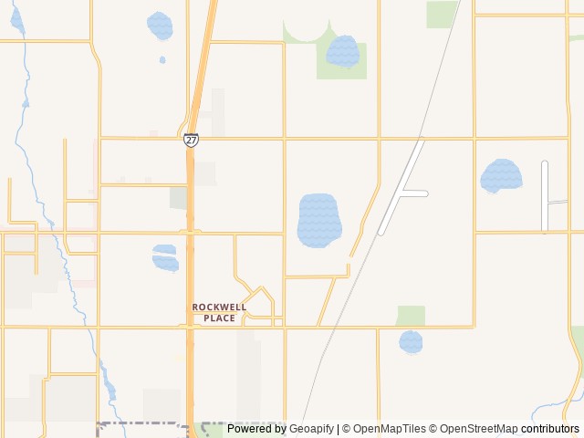 Map of South Bell Lodging RV Park location at Amarillo, TX, United States