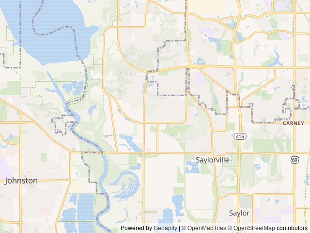 Map for 2022 Jayco Jay Feather 24BH near Ankeny, IA