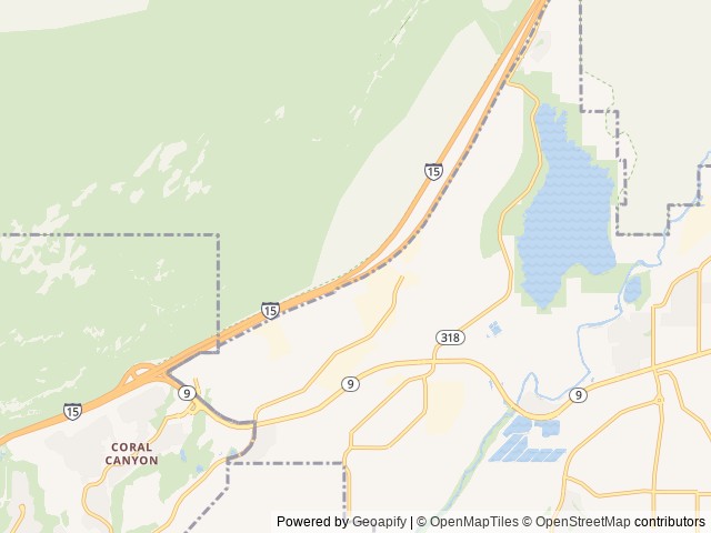 Map for Desert Oasis | Glamping Near Zion National Park near Hurricane, UT