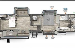 Luxury 2024 Forest River Sierra 3800RK | Sleeps 4