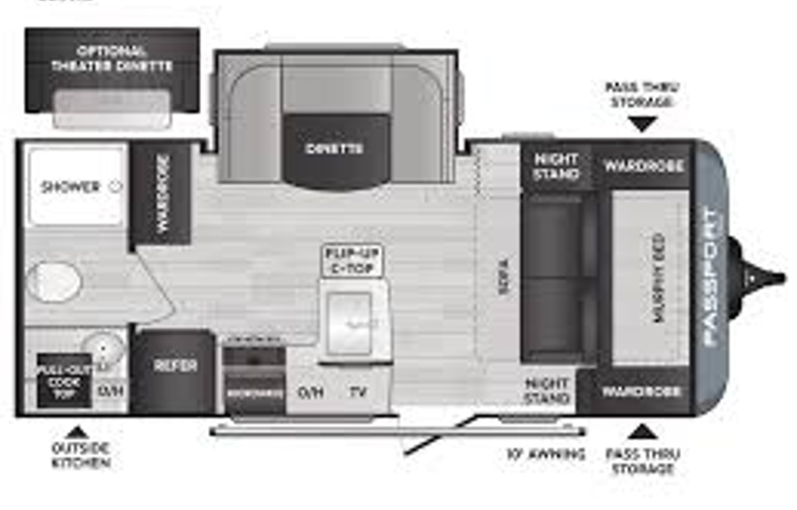 2022 Keystone RV Passport SL 189RB