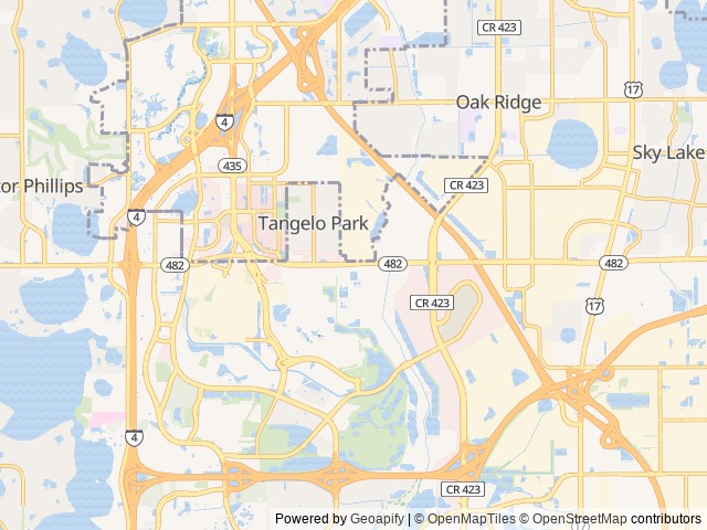 Map for 2022 Thor Motor Coach Four Winds 30D [DREAM WAYS] near Orlando, FL