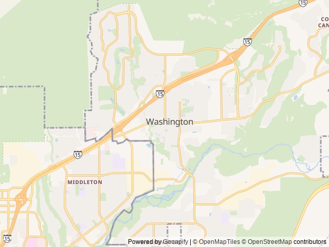 Map for 2015 Thor motorhome /toyhauler/ dream machine near Washington, UT