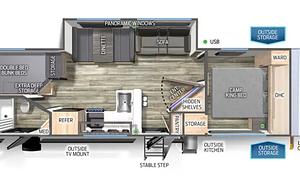 2025 Forest River RV Campsite Reserve 26CJ