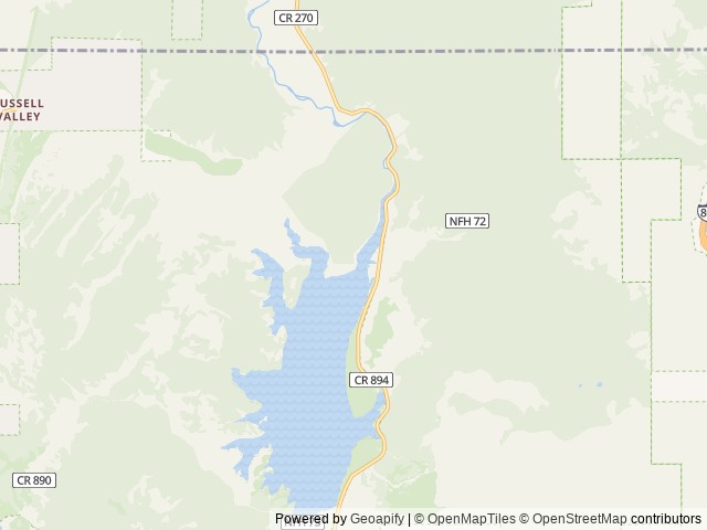 Map of Boca Rest Campground location at Truckee, CA, United States