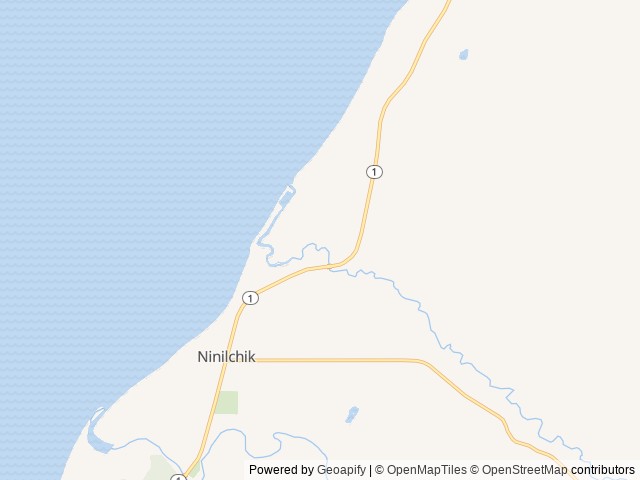 Map of Alaskan Angler RV Resort location at Ninilchik, AK, United States