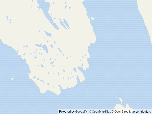 Map of Spurt Cove Cabin location at Petersburg, AK, United States