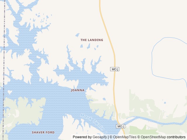 Map of John Spalding Rec Ar location at Monroe City, MO, United States