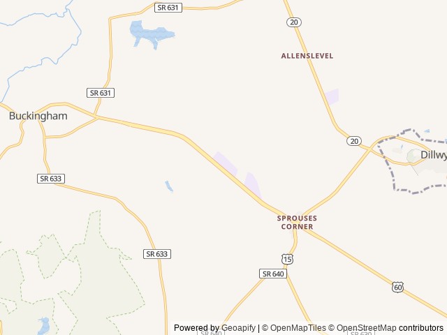 Map for 2022 Keystone Outback 340 BH - Luxury RV near Buckingham, VA