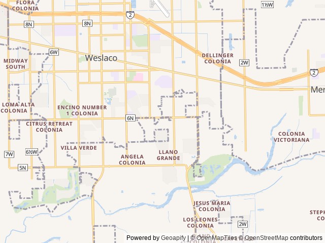 Map of Country Sunshine RV Resort location at Palmview, TX, United States