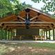 Picnic pavilion at day use area