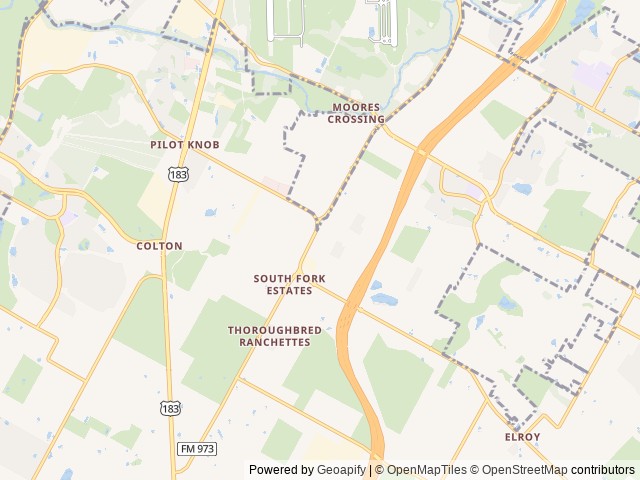Map for Teardrop rental near Killeen, TX