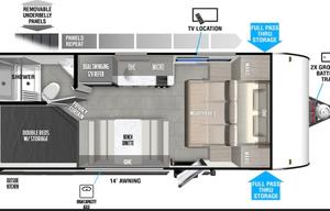 2021 Forest River RV Salem FSX 179DBK
