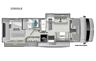 New 32ft motorhome Sunseeker LE 3250DS