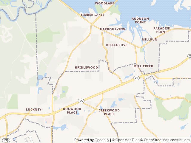 Map for AMAZING BUNKHOUSE CAMPER! near Flowood, MS