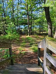 Boardwalk stairs