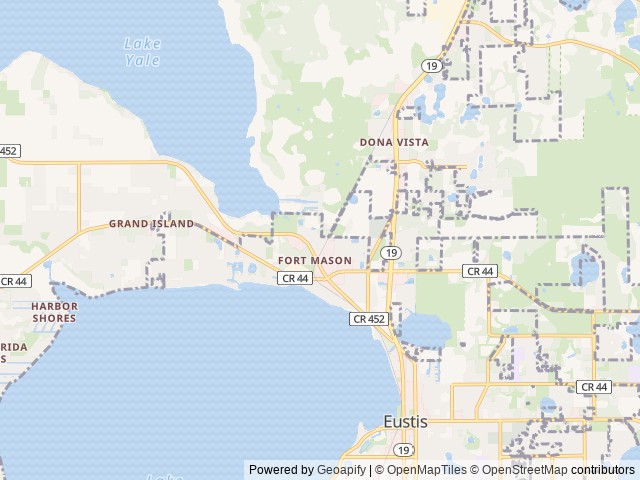 Map of Encore Southern Palms location at Eustis, FL, United States