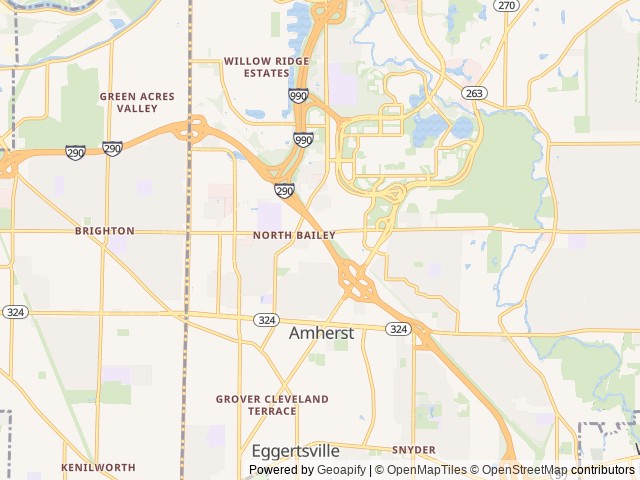 Map for 2022 KZ Sportsmen SE 260BHSE near Buffalo, NY