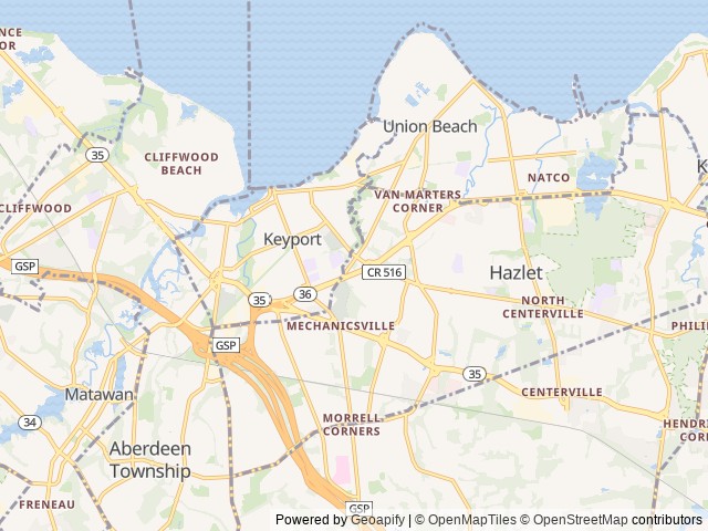 Map for 2017 Forester 2291S – Easy, Luxury & Family Fun near Hazlet, NJ