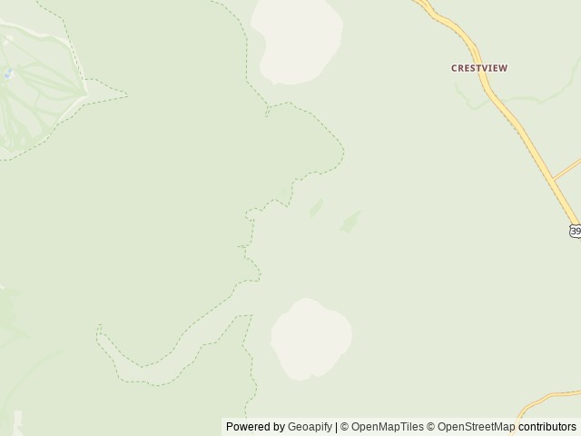 Map of Obsidian Flat location at Lee Vining, CA, United States