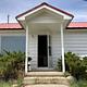 The front porch of Orange Olsen Dwelling.