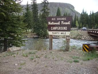 Thirty Mile Entry Sign