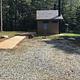 Accessible parking pad for CXT vault toilet for Woods Ferry Campground
