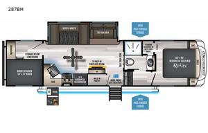 Cherokee Arctic Wolf | Luxury 5th Wheel Bunkhouse