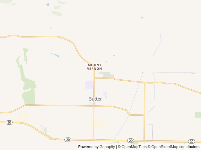 Map for Great Family and Kid Approved Camper! near Sutter, CA