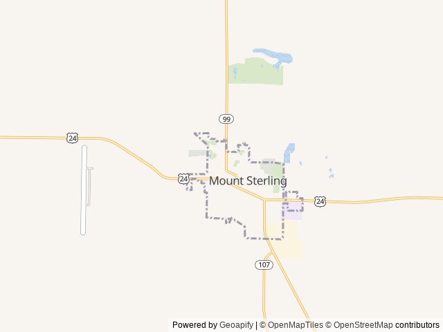 Map for Family Friendly RV near Mount Sterling, MO