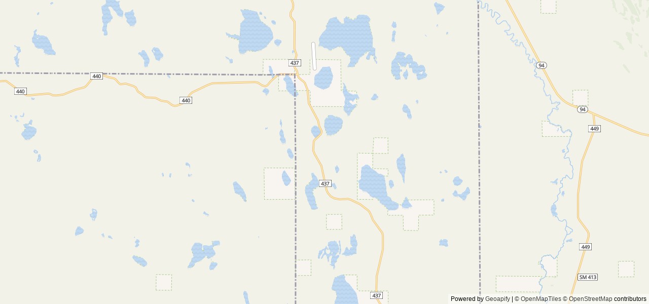 Map of Minerva Lake Campsite location at Rapid River, MI, United States