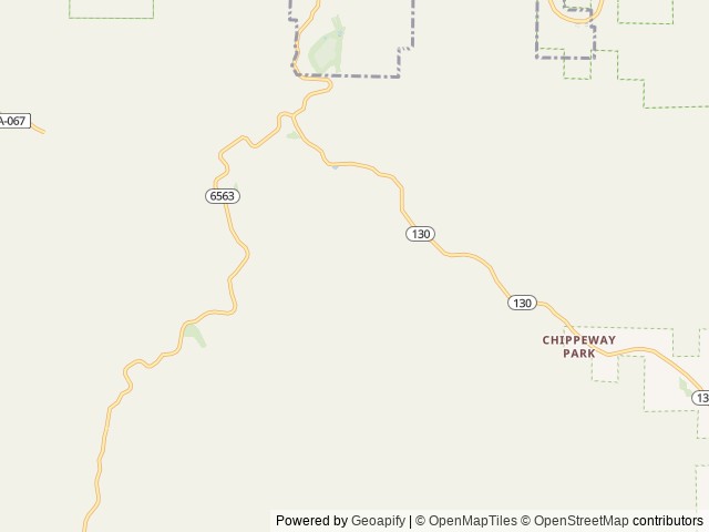 Map of Black Bear Group Area location at Cloudcroft, NM, United States