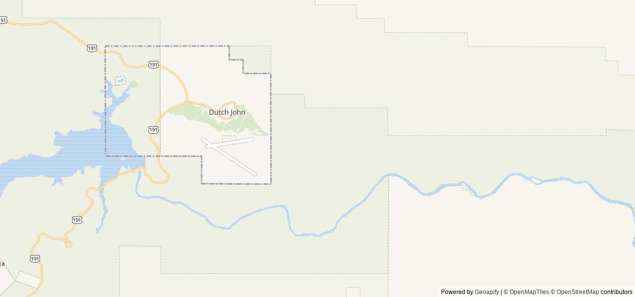 Map of Dripping Springs Campground (UT) location at Manila, UT, United States