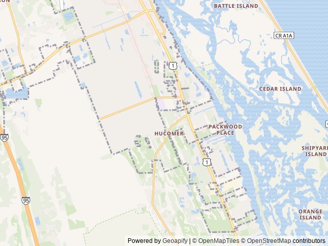 Map for Cain's Home away from Home (DISASTER RELIEF ELIG.) near Edgewater, FL