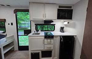 All aboard the Beaut! Big fun in a small camper!