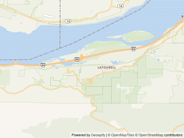 Map of Guy W. Talbot State Park location at Corbett, OR, United States