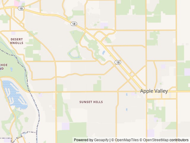 Map for 2017 Heartland Wilderness near Apple Valley, CA