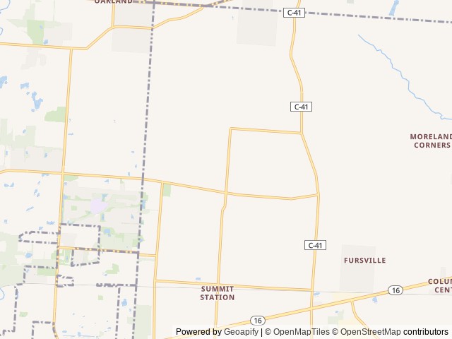 Map for 2016 Jayco Jayflight aka Birdie near Pataskala, OH