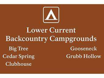 List of campgrounds in the Lower Current District.