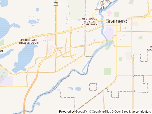 Map for 2021 Forest River RV Cherokee 274BRB near Baxter, MN