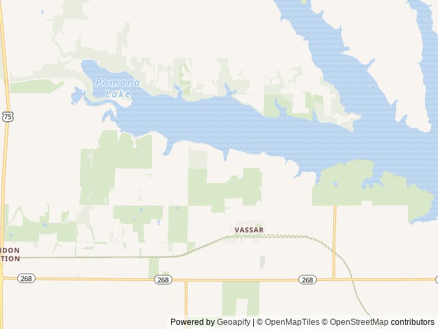 Map for 39 ft. Salem Hemisphere near Vassar, MO