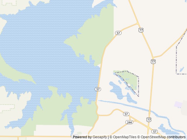 Map of North Overlook Park (KS) location at Junction City, KS, United States