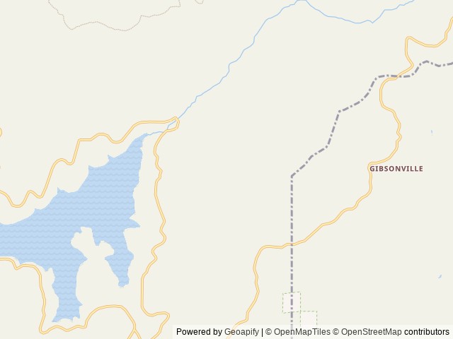 Map of Red Feather California location at Oroville, CA, United States